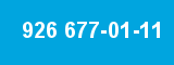 926 677-01-11